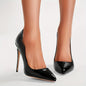 Elegant Voaboasy Women's Stiletto Heels - Pointed Toe, Faux Cover Dress Pumps for All Seasons, VOABOASY