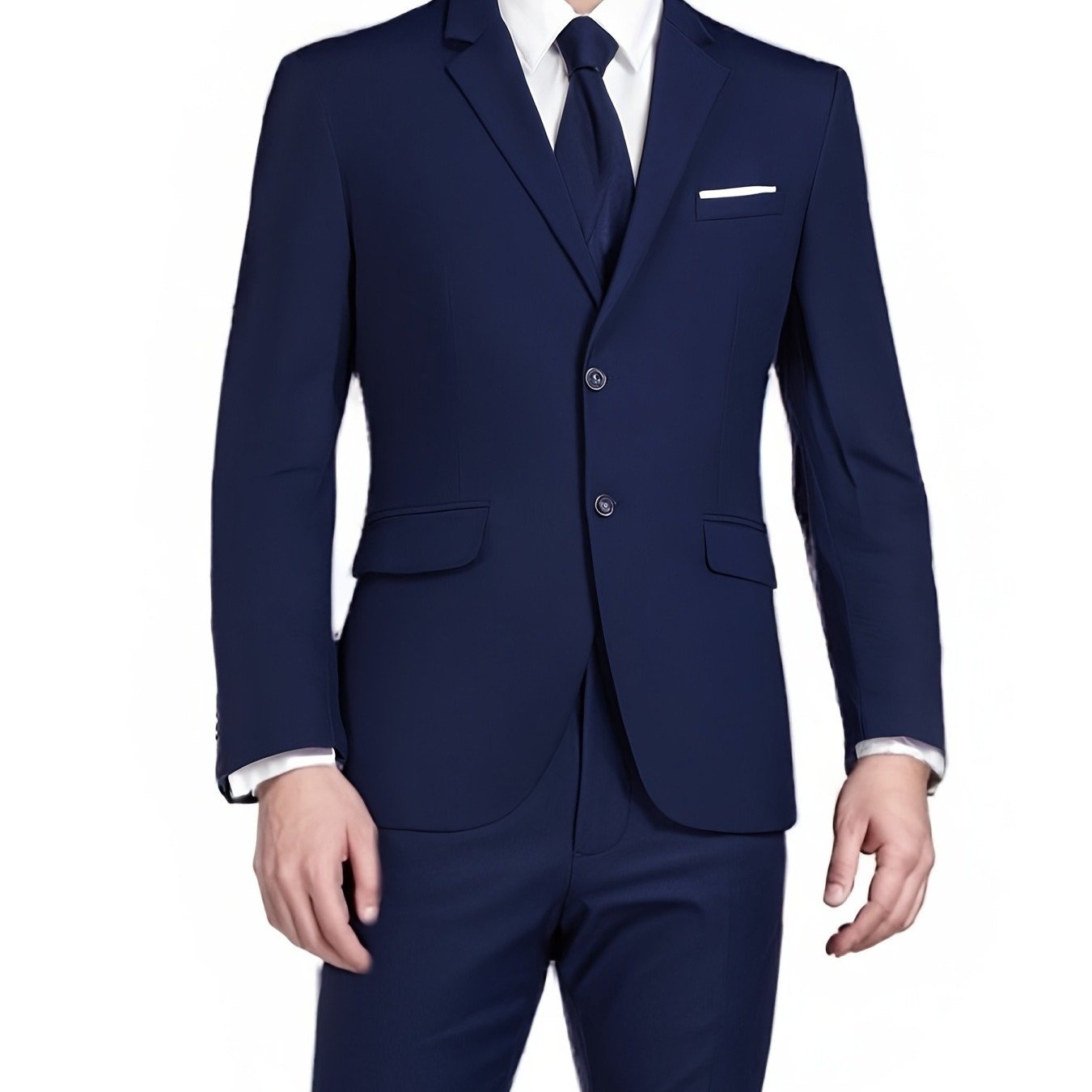 Pyiuhs Men's Suit 3pcs Wedding Party Suits 2 Buttons Slim Fit Tuxedo Set for Men Prom Casual Business for Man Jacket Blazer Vest Pant
