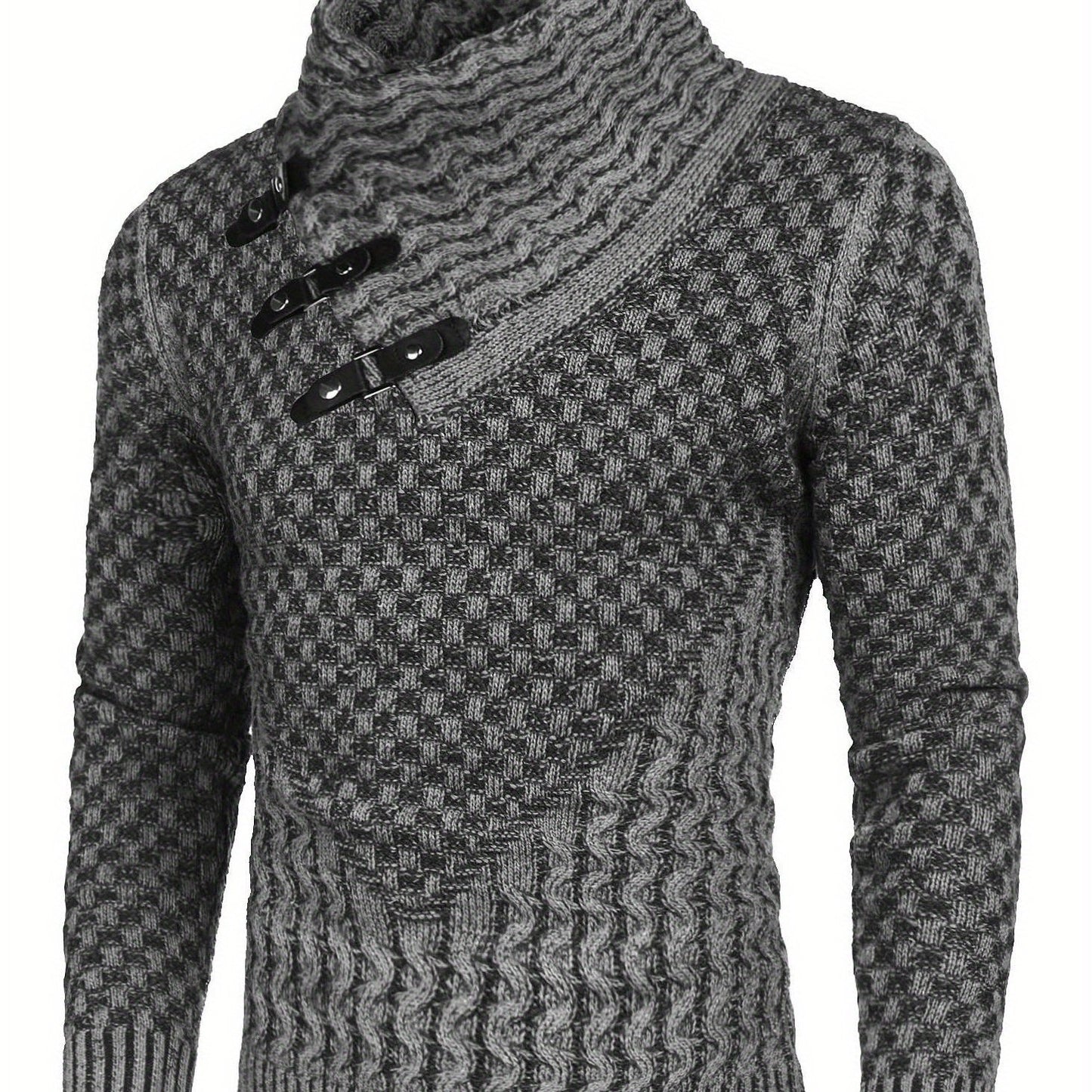 Men'S Novelty Turtleneck Pullover
