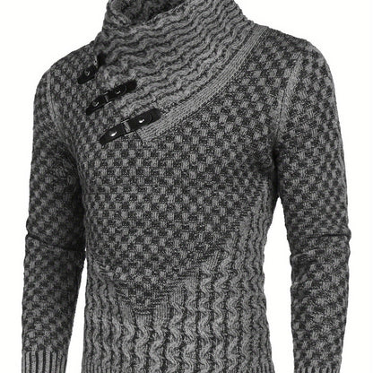 Men'S Novelty Turtleneck Pullover