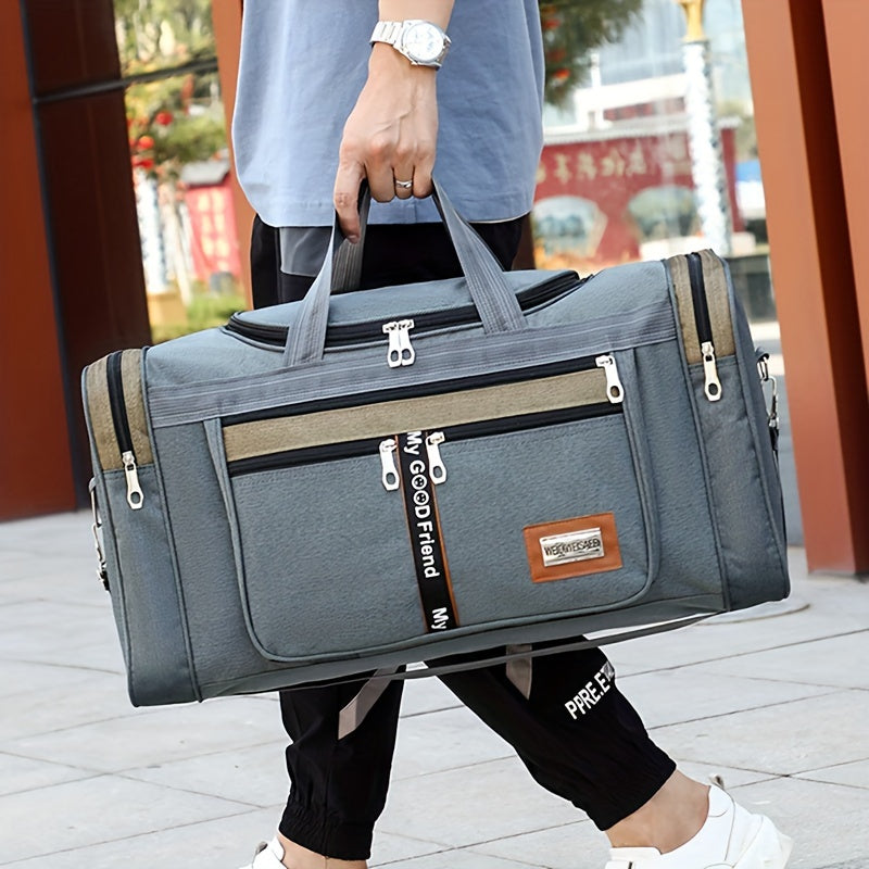 Multifunctional Luggage Bag, Large-capacity Travel Bag, Men's Foldable Portable Clothing Storage Bag, Business Trip Bag