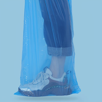 One-Size Fits All Transparent Rain Pants - Durable PE Material, Perfect for Travel & Outdoor Adventures