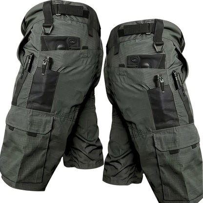 Men's Cargo Shorts, Quick-Dry Multi-Pocket Casual Work Short Pants, Breathable Waterproof Outdoor Shorts