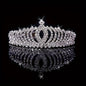 Royal Princess Tiara Headband, Full Rhinestone Crown with Comb, Bridal Wedding Birthday Banquet Hair Accessory, Fashionable Princess Style, 4.92x1.77 inches, Women's Special Occasion Jewelry Accessory Wedding & Birthday Celeb