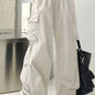 Stylish Wide Leg Cargo Pants with Flap Pockets - Comfortable Drawstring Waist, Relaxed Fit, Breathable Fabric, Perfect for Spring & Summer Outings - Women's Casual Clothing for Everyday Wear