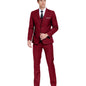 Men's Suits Set 3pcs Business Work Banquet Performance Travel Holiday Vacation Daily Birthday Gift Dress Tuxedo Jacket Coat Blazer Vest Pants Suit Set for Men Size XS-XXXL Wedding Season