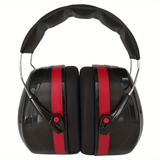 SAFETREE Professional Ear Muffs - SNR34 Noise Reduction, Hearing Protection for Outdoor Work, Gardening & Laboratory Use, Black, Earmuffs, Noise Reduction
