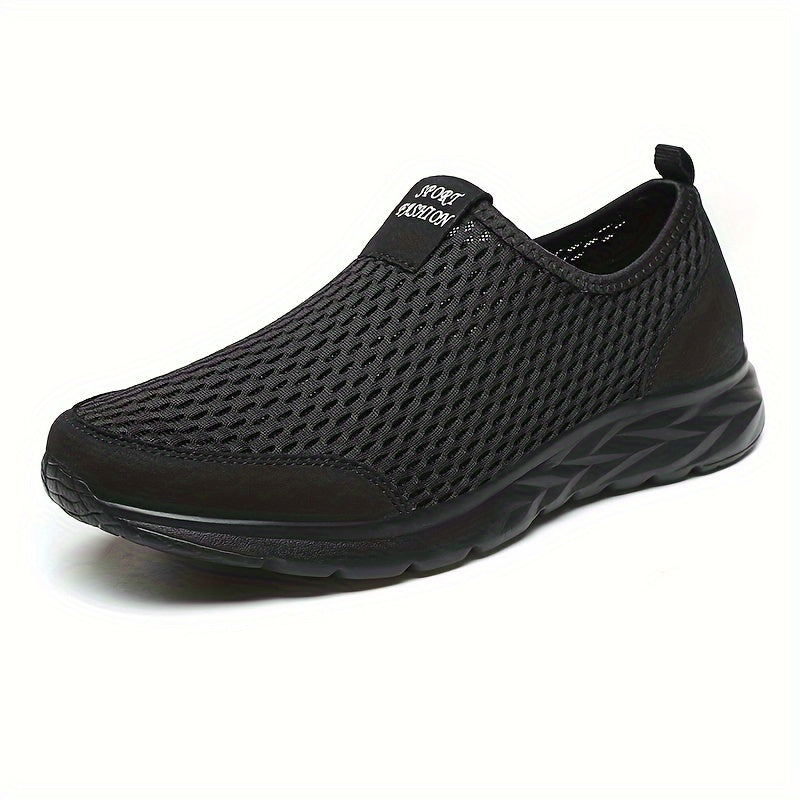 Women's Breathable Mesh Sneakers - Lightweight, Slip-On Casual Shoes with Soft EVA Sole for Summer Comfort