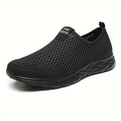 Women's Breathable Mesh Sneakers - Lightweight, Slip-On Casual Shoes with Soft EVA Sole for Summer Comfort
