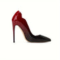 Elegant Voaboasy Women's Stiletto Heels - Pointed Toe, Faux Cover Dress Pumps for All Seasons, VOABOASY