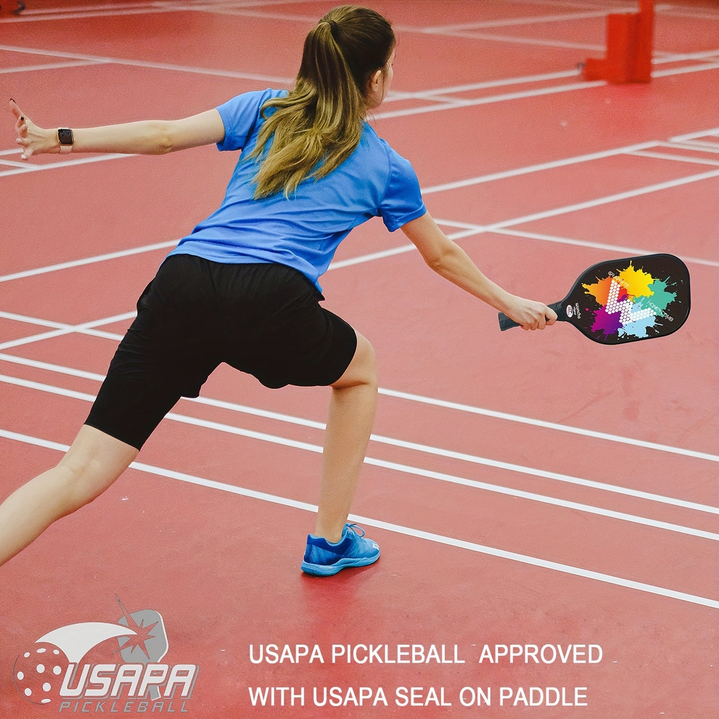 Boost Your Pickleball Game with This Graphite Carbon Fiber Paddles Set!