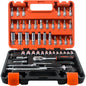 1 Set Professional Car Repair Tool Box: Portable, Durable, Easy-to-Use Ratchet Wrench Set - Suitable for Car, Ship, Motorbike Repair, Home Industrial Repair - Includes Portable Box