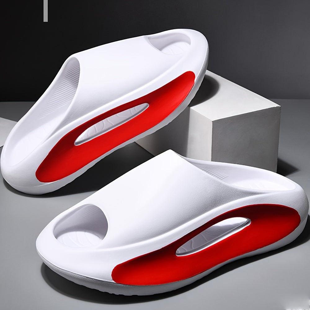 Unisex Casual Open Toe Slides, Durable Slip On Shoes, Platform Shoes, House Shoes, Spring And Summer