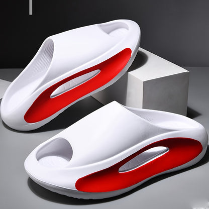 Unisex Casual Open Toe Slides, Durable Slip On Shoes, Platform Shoes, House Shoes, Spring And Summer