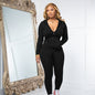 Women Two Piece Outfits Workout Sets Bodycon Tracksuit Long Sleeve Zip Up Hoodie Jacket Jogger Matching Sweat Pants Set
