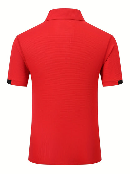 3pcs Mens Shirts Short Sleeve Breathable Quick Dry Golf Shirts Mens Running Sports Tee Top Gym Workout T Shirts