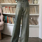 Vintage Loose Straight Leg Jeans With Multi Pockets, Casual Versatile Denim Pants For Women, Women's Clothing & Denim