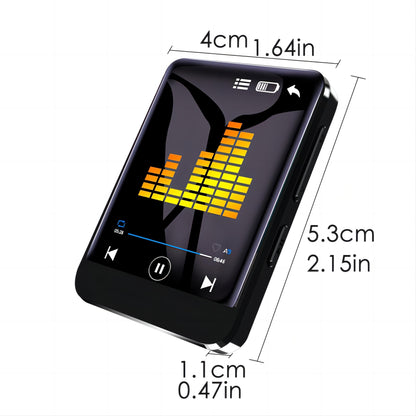 64GB Touch Screen MP3 Music Player - HD Speaker, FM Radio, Recorder, E-Book, Video Playback, Perfect!