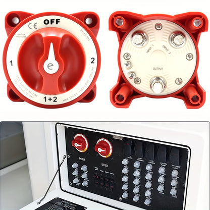 9001E E-Series Battery Switch 32V 350A MARINE Battery Switch Selector 4 Position Terminal