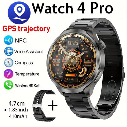 Onegra'S New GT4 PRO MAX Smart Watch Is Equipped with 1.85-Inch High-Definition Full Touch Screen 410Ma Large Battery GPS Tracker NFC Compass Smart Watches for Men And Women And Other Multifunctional 2024+ Holiday Gifts.