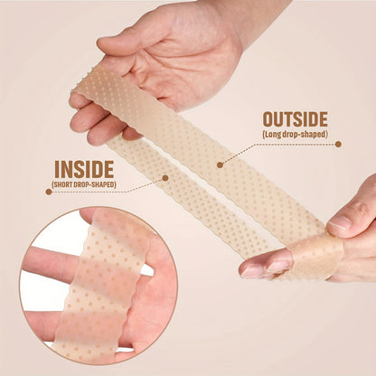 4PCS Silicone Headband Transparent Fix Wig Grip Band Non Slip Comfort Natural Wig Grip Elastic Sport Yoga Headbands To Hold Wig Grip Cap For Womens
