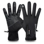 Motorcycle Gloves Winter Thermal Fleece Lined Winter Water Resistant Skin-friendly Touch Screen Outdoor Moto Riding Ski Gloves