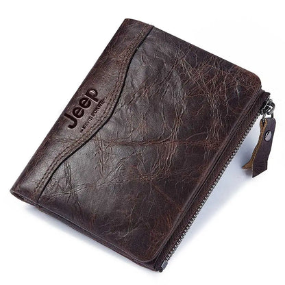 Top Quality Genuine Cow Leather Wallet Men Hasp Design Short Purse With Passport Photo Holder For Male Clutch Wallets Engraving