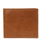 GENODERN Cow Leather Men Wallets with Coin Pocket Vintage Male Purse RFID Blocking Genuine Leather Men Wallet with Card Holders