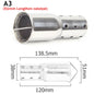 Exhaust Pipe Exhaust System DB Killer Catalyst Motorbike Exhaust Muffler Silencer Noise Sound 51mm 60mm Universal Exhaust