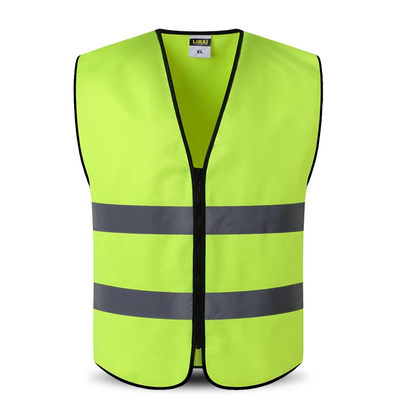 High Visibility Reflective Vest Working Clothes Motorcycle Cycling Sports Outdoor Reflective Safety Clothing Reflective Jacket