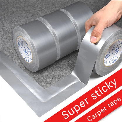 Super Sticky Cloth Duct Tape Carpet Floor Waterproof Tapes High Viscosity Silvery Grey Adhesive Tape DIY Home Decoration 10meter