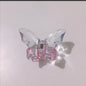 Cute Transparent Hair Claw Clips Barrettes Mini Butterfly Hair Clips for Women Non-slip Girls Headband Hair Accessories