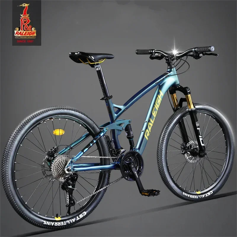 27.5 inch Soft Tail Mountain Bike Double Damping Cross Country Bikes 30/33 Speed Downhill DH Bicycle Hydraulic Disc Brake MTB