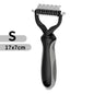 Pet Hair Removal Comb Cat Dog Brush Pet Hair Grooming Tool Puppy Hair Shedding Combs Pet Fur Trimming Dematting Deshedding Brush