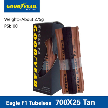 Goodyear Bicycle Tires Eagle F1 Supersport  700x28C Tubeless Road Bike Tire 700x25C Clincher Foldable Gravel Cycling Tire Parts