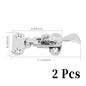 1/2 Pcs 316 Stainless Steel Marine Lock Hardware Down Clamp Latches Boat Hasp Anti-Rattle RV Door Buckle For Yacht Accessories