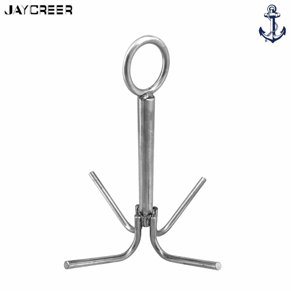 JayCreer 4-Claw Anchor For Boat,Marine