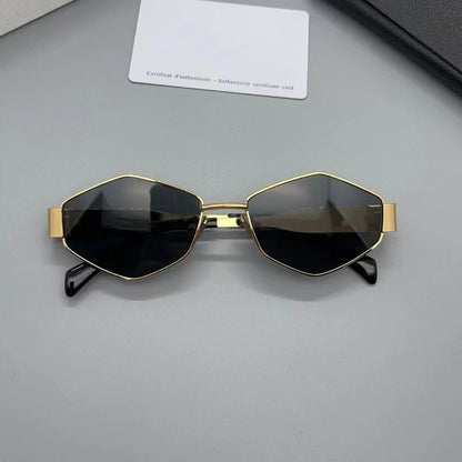 Vintage Special-Shaped Sunglasses Women Men Square Sun Glasses Female Retro Polygon Oculos De Sol ﻿for Male Eyeglass Eyewear