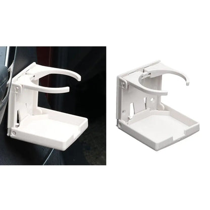 Cup Holder Folding Drink Holders Car Cup Holder for Trucks Car RVs Marine Boat , White, 102x94mm