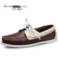 Male Classic Boat Shoes Leather Hot Sale New Men's Outdoor Walking Shoes Men Wedding Dress Shoes Lace-Up Fashion Men Loafers