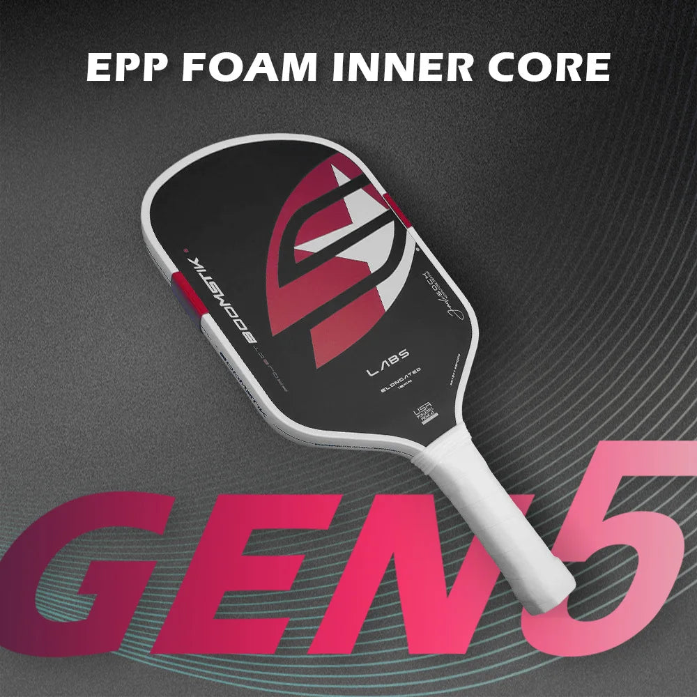 WNONSO Professional Carbon Fiber Pickleball Racket Thermoformed 16mm EPP Foam Core boomstick Pickleball Paddle Meets USAPA Specs