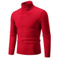 Winter High Neck Thick Warm Sweater Men Turtleneck Brand Mens Sweaters Slim Fit Pullover Men Knitwear Male Double Collar