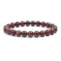 Natural Stone Beads Bracelet For Women Men Amethysts Crystal Quartzs Aquamarines Jades Jewelry Agates Elastic Bangle Bracelets