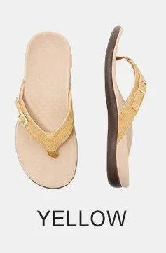 Women Orthopedic Sandals Arch Support Flip Flops for Plantar Fasciitis Comfort Summer Sandals Flat Bottomed Casual Flip Flops