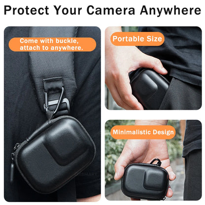For DJI Osmo Action 5 Pro 4 3 Screen Protector Tempered Glass Film Lens Cover Cap Bag Case for DJI Action 4 5Pro Accessories