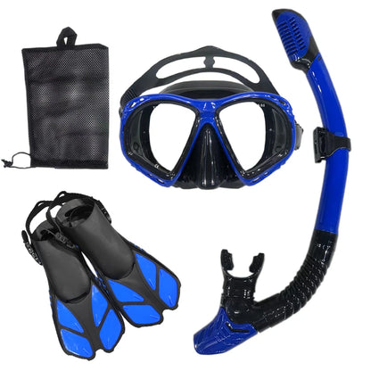 Snorkel Diving Mask  and  Goggles Diving Swimming Tube Set  Adult Unisex