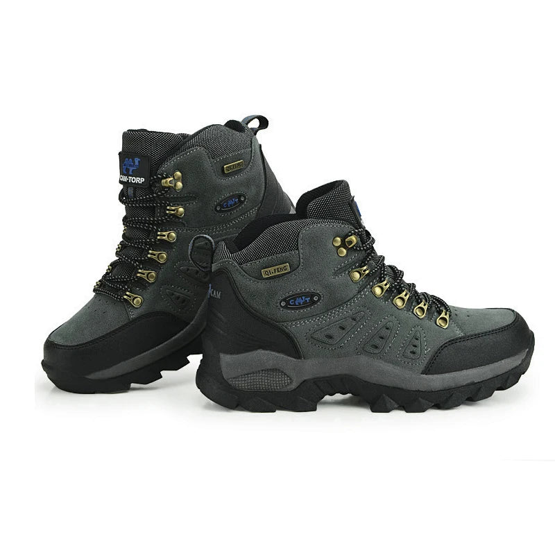 Outdoor Waterproof Hiking Boots Men Women Winter Shoes Walking Climbing Hiking Shoes Mountain Sport Boots Hunting Mens Sneakers