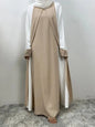 Ramadan Eid Muslim Abaya Dubai Luxury Splicing Fake Two Pieces Abayas For Women Kaftan Modest Dress Islam Caftan Marocain Femme