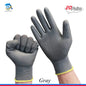 10/20 Pair Logo Free Polyurethane Gloves Safety Work Gloves Repair Gloves Palm Coated Gloves Carpenter Repairman Supplies