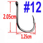 100/50/25 pcs Iseama Carp Fishing Hook Offset Circle Hook Single Fly Fishing Jig Hook Barbed sea Fishhook Tackle Accessories